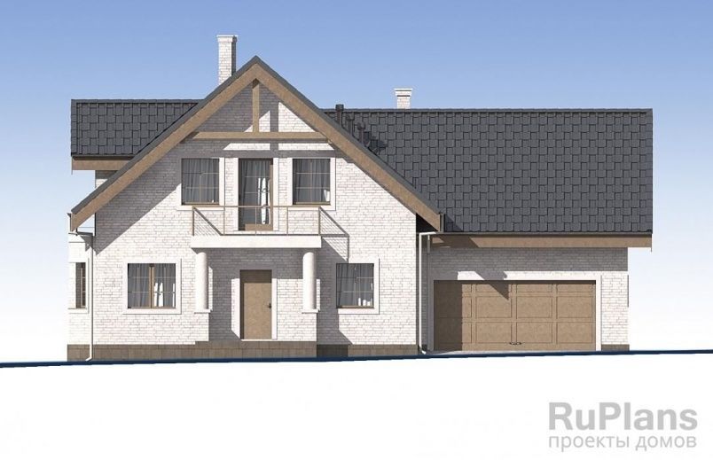 Проект блочного дома №585 на заказ