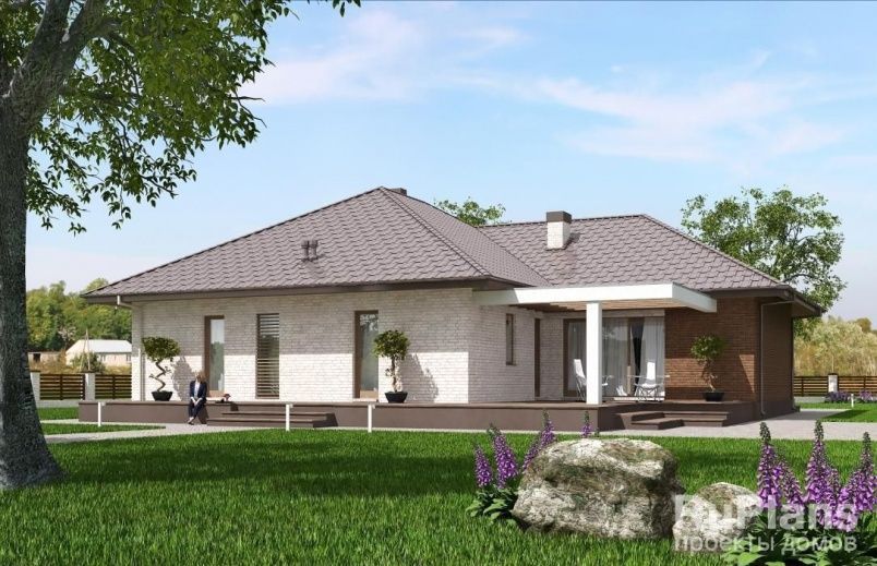 Проект блочного дома №56 на заказ