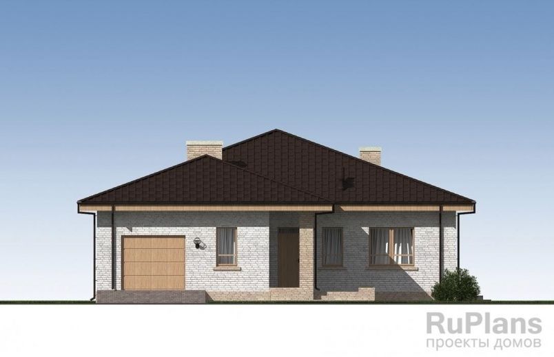 Проект кирпичного дома №241 на заказ