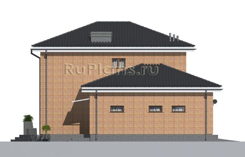 Проект блочного дома №492 на заказ