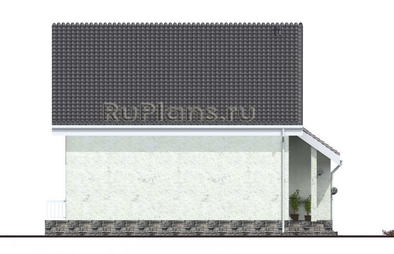 Проект каркасного дома №881 на заказ