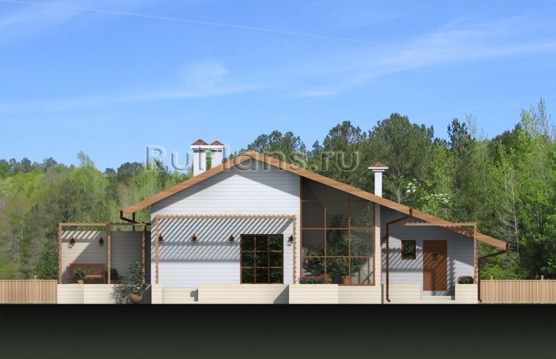 Проект каркасного дома №370 на заказ