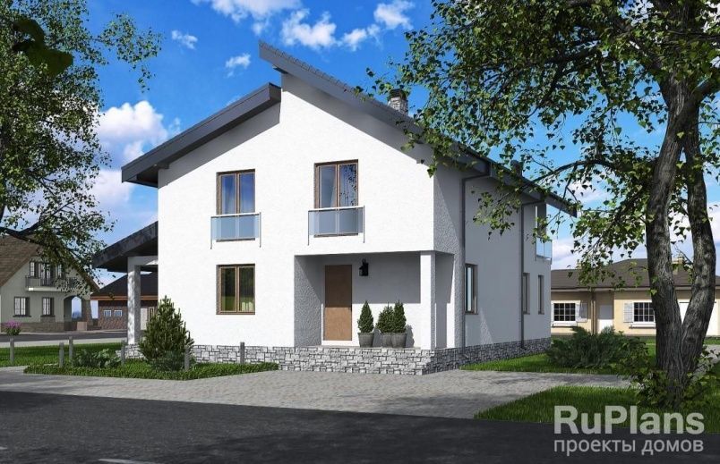 Проект кирпичного дома №547 на заказ