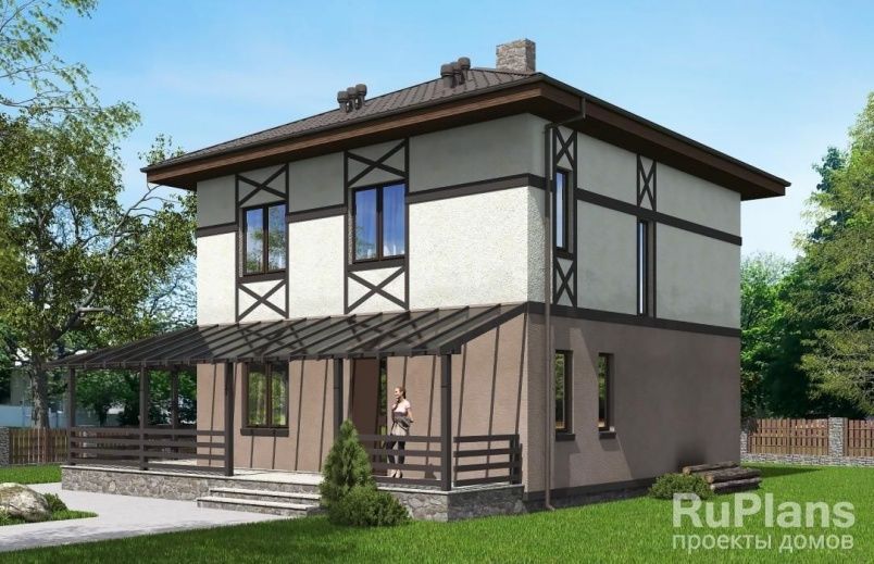 Проект блочного дома №377 на заказ