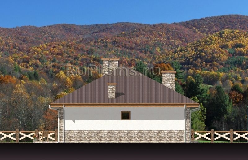 Проект блочного дома №21 на заказ