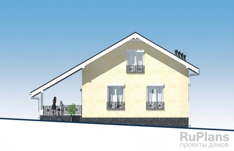 Проект каркасного дома №764 на заказ