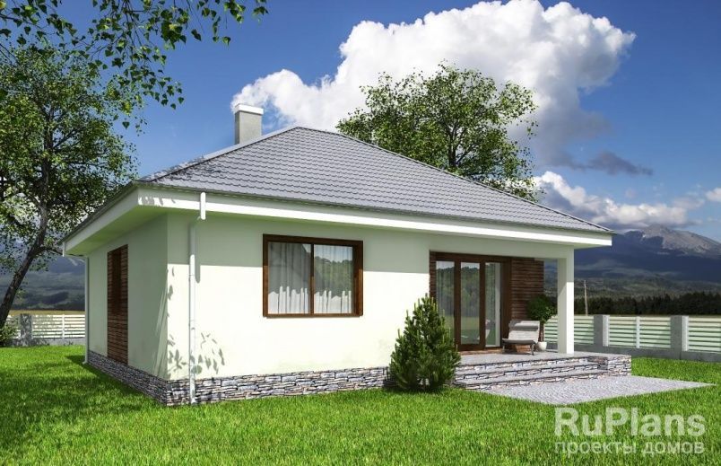 Проект блочного дома №601 на заказ