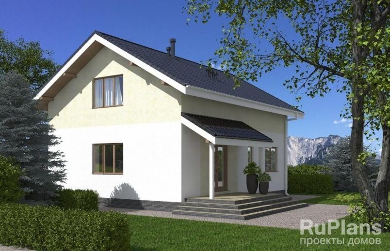 Проект кирпичного дома №549 на заказ