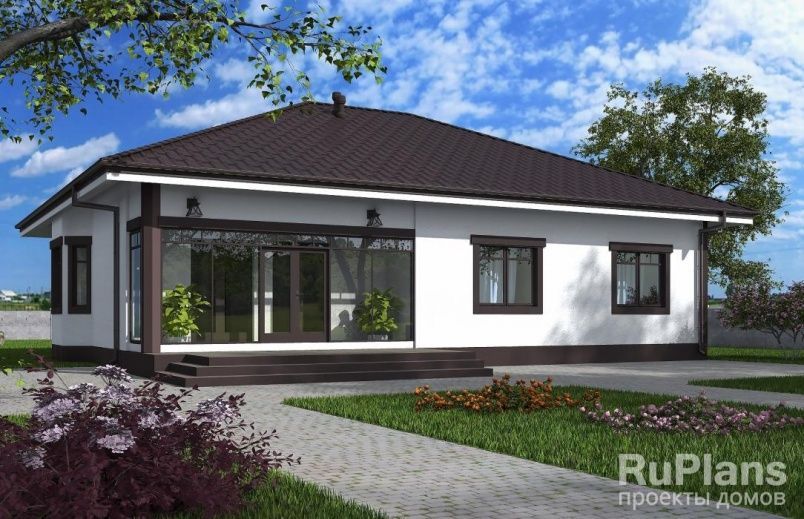 Проект блочного дома №743 на заказ