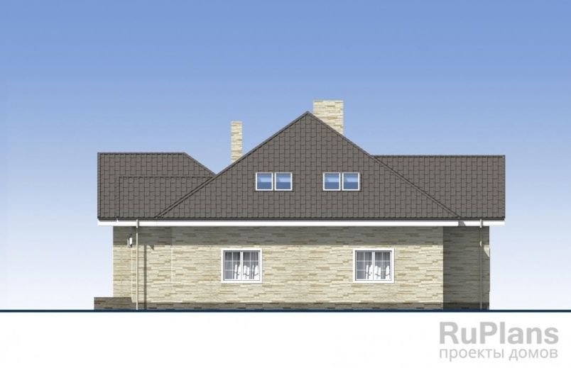 Проект блочного дома №614 на заказ