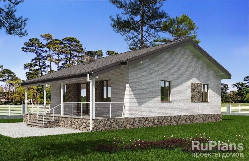 Проект блочного дома №18 на заказ