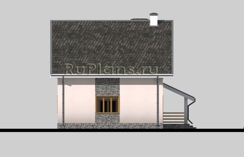 Проект блочного дома №45 на заказ