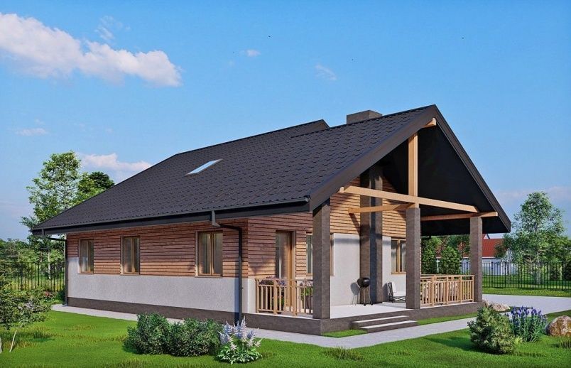 Проект блочного дома №397 на заказ