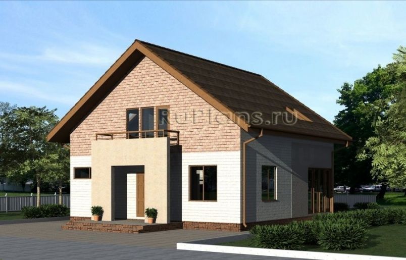 Проект каркасного дома №948 на заказ