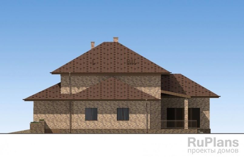 Проект кирпичного дома №511 на заказ