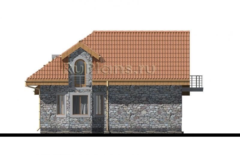 Проект кирпичного дома №980 на заказ