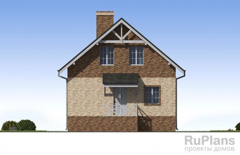 Проект блочного дома №807 на заказ