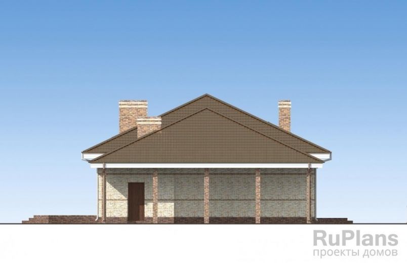 Проект кирпичного дома №333 на заказ