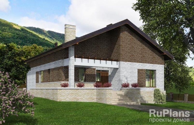 Проект кирпичного дома №534 на заказ