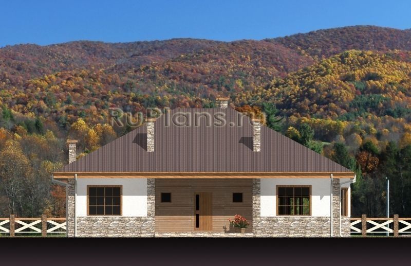 Проект блочного дома №21 на заказ