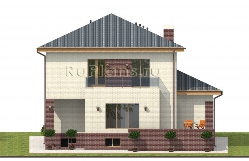 Проект кирпичного дома №481 на заказ