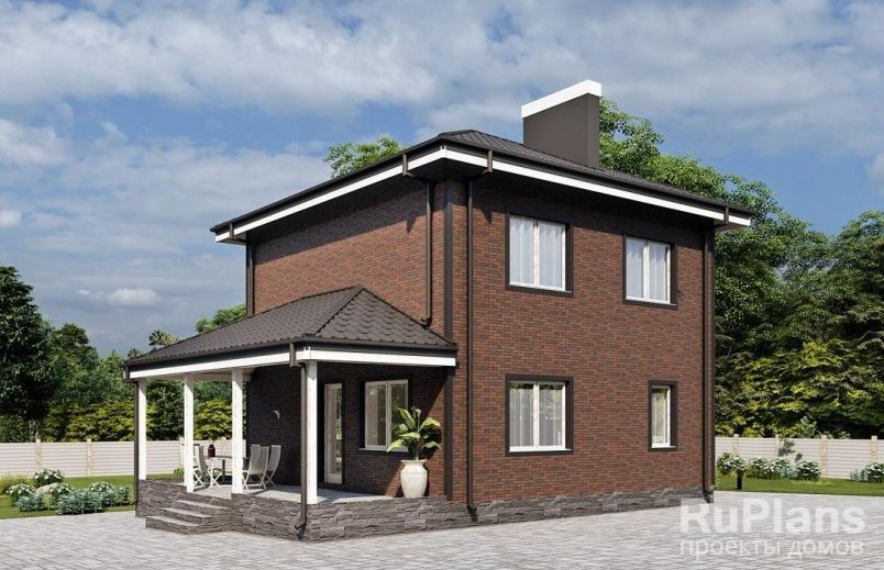 Проект блочного дома №61 на заказ