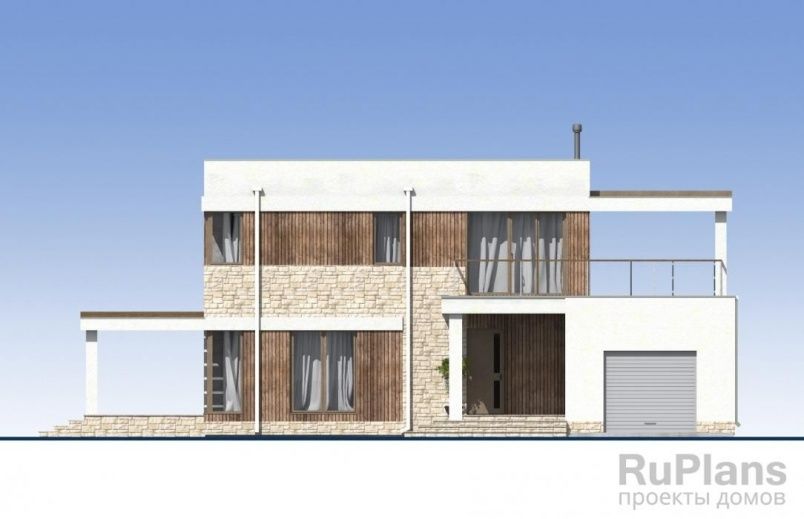 Проект блочного дома №521 на заказ