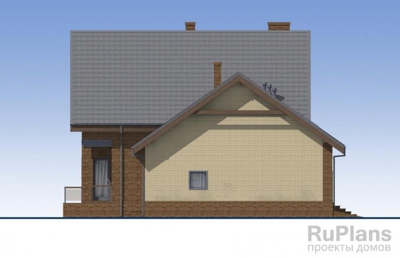 Проект блочного дома №197 на заказ