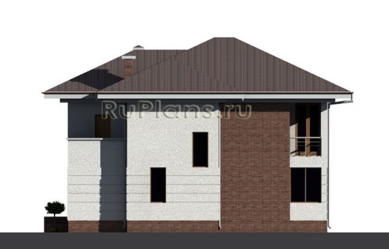 Проект кирпичного дома №159 на заказ