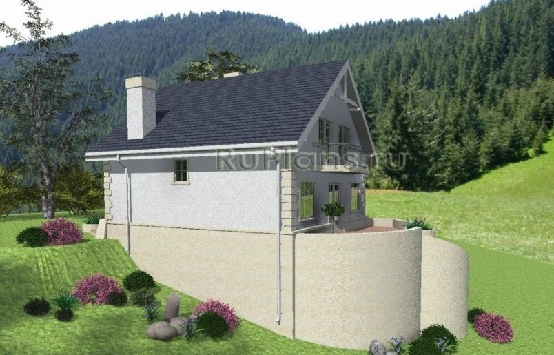 Проект каркасного дома №114 на заказ