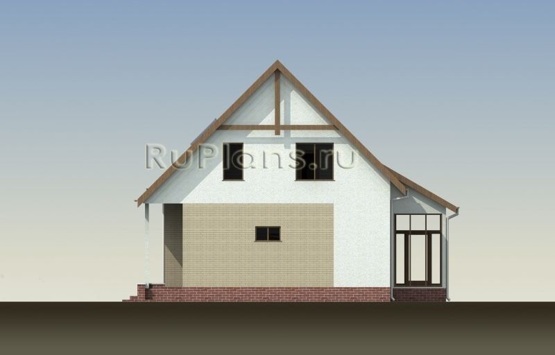 Проект каркасного дома №159 на заказ