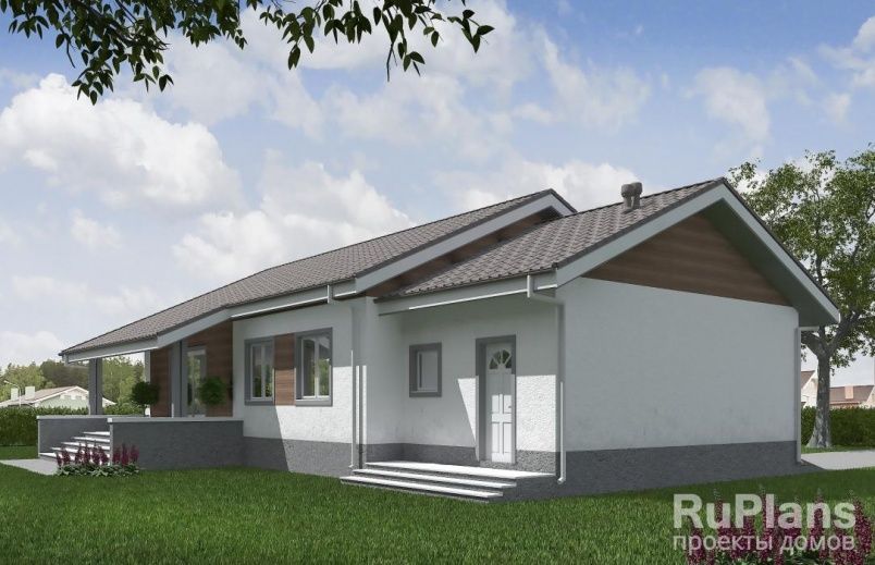 Проект кирпичного дома №551 на заказ