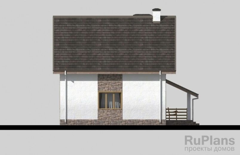 Проект блочного дома №384 на заказ