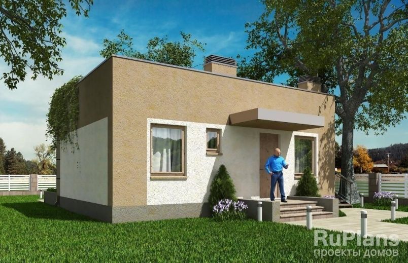 Проект блочного дома №456 на заказ