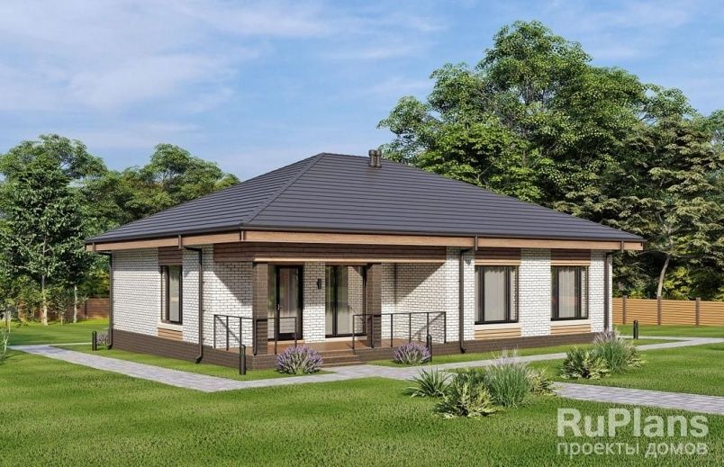 Проект блочного дома №947 на заказ