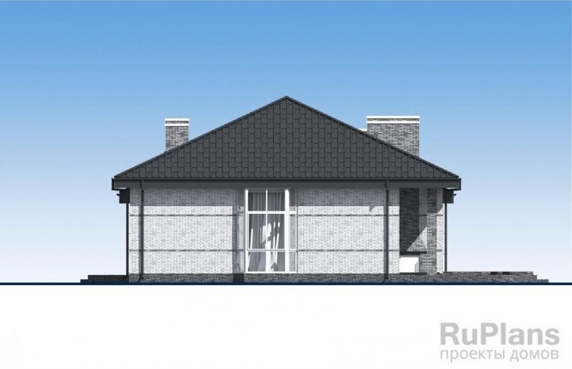 Проект кирпичного дома №585 на заказ