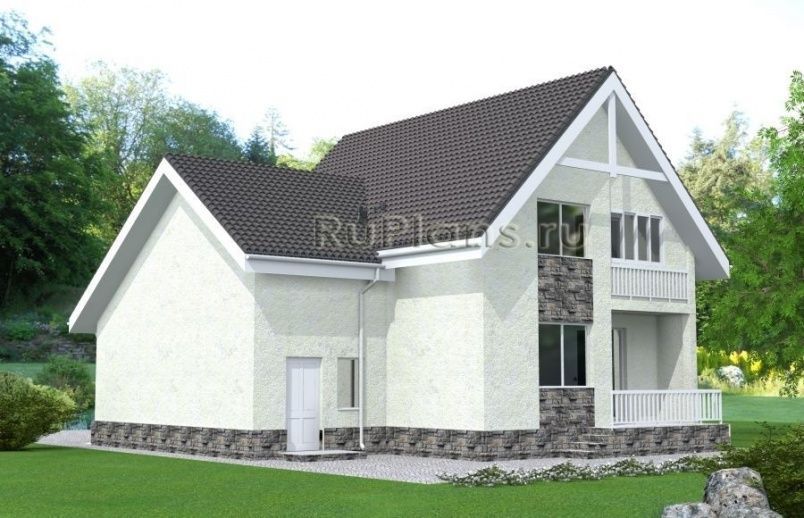 Проект каркасного дома №881 на заказ