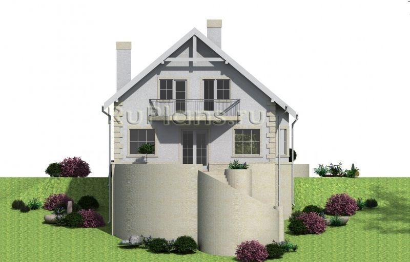 Проект каркасного дома №114 на заказ