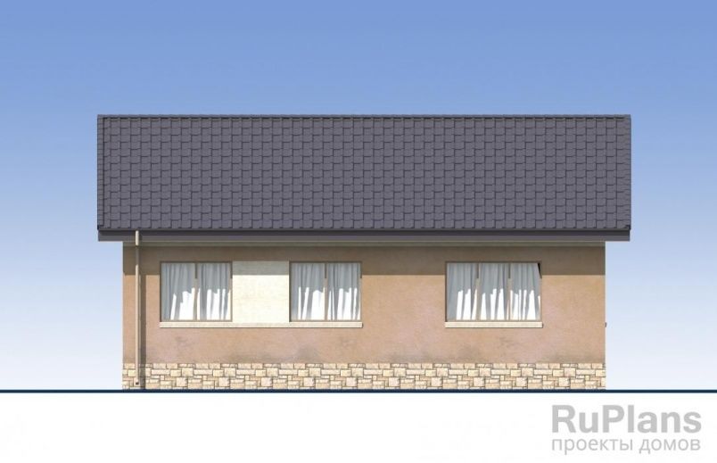 Проект блочного дома №568 на заказ