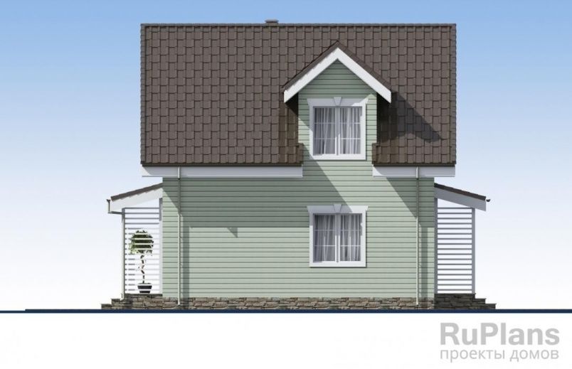 Проект блочного дома №159 на заказ