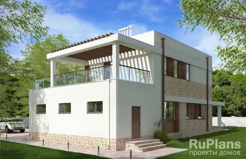 Проект блочного дома №69 на заказ