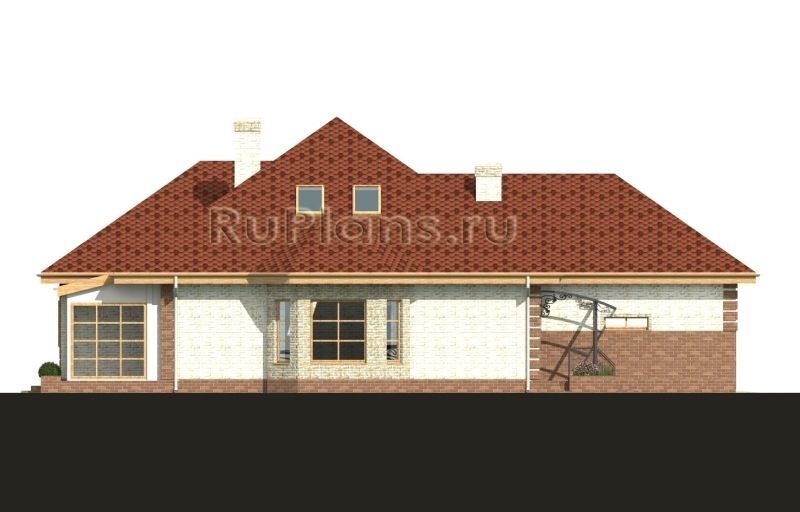 Проект блочного дома №418 на заказ