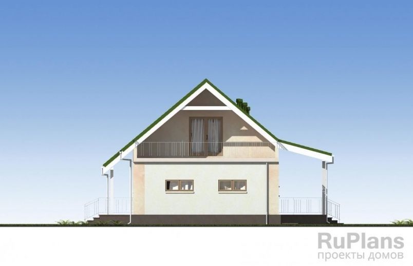 Проект каркасного дома №328 на заказ