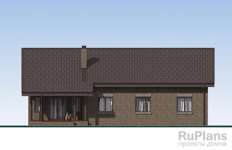 Проект блочного дома №564 на заказ