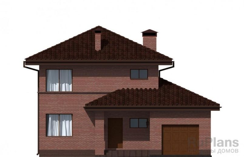 Проект блочного дома №818 на заказ