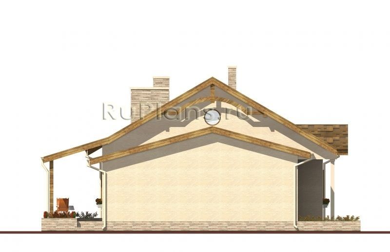 Проект блочного дома №965 на заказ