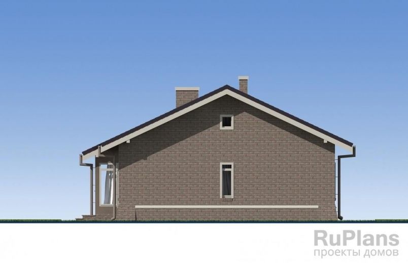 Проект блочного дома №550 на заказ