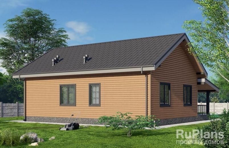 Проект каркасного дома №591 на заказ