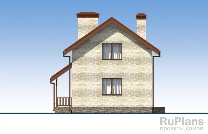 Проект блочного дома №639 на заказ