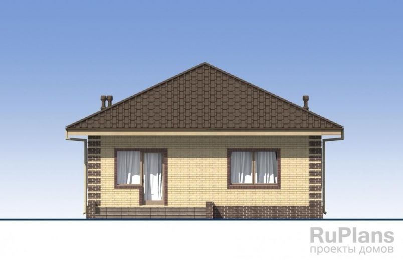 Проект блочного дома №389 на заказ